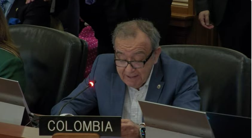 Luis Ernesto Vargas, delegado de Colombia ante la OEA.