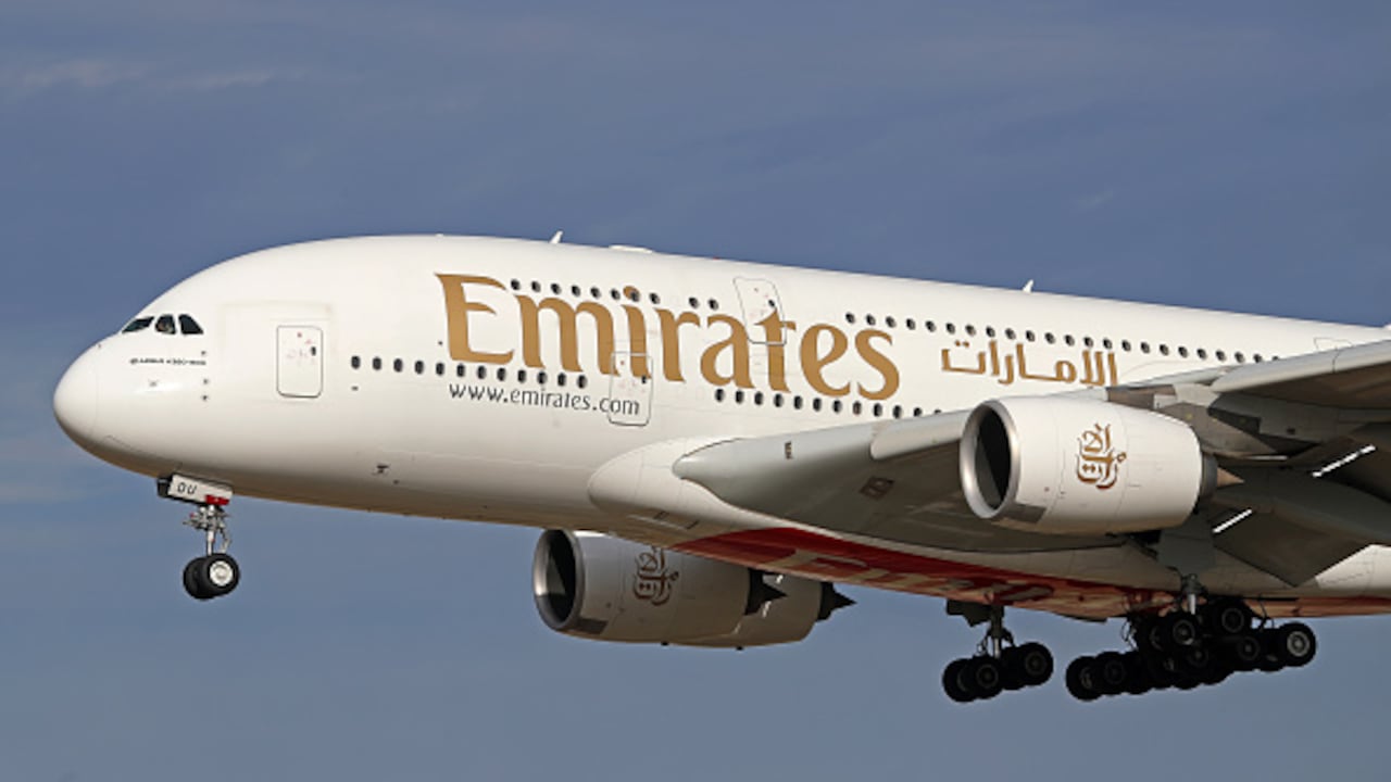 Avión de Emirates Airlines.