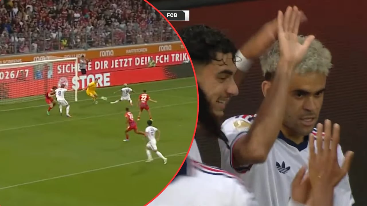 Luis Díaz marcó otro gol en la pretemporada con el Bayern Múnich para la campaña 2026/2027.