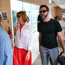 Giselé Pelicot, acompañada por su hijo Florian Pelicot y su hija Caroline Darian.