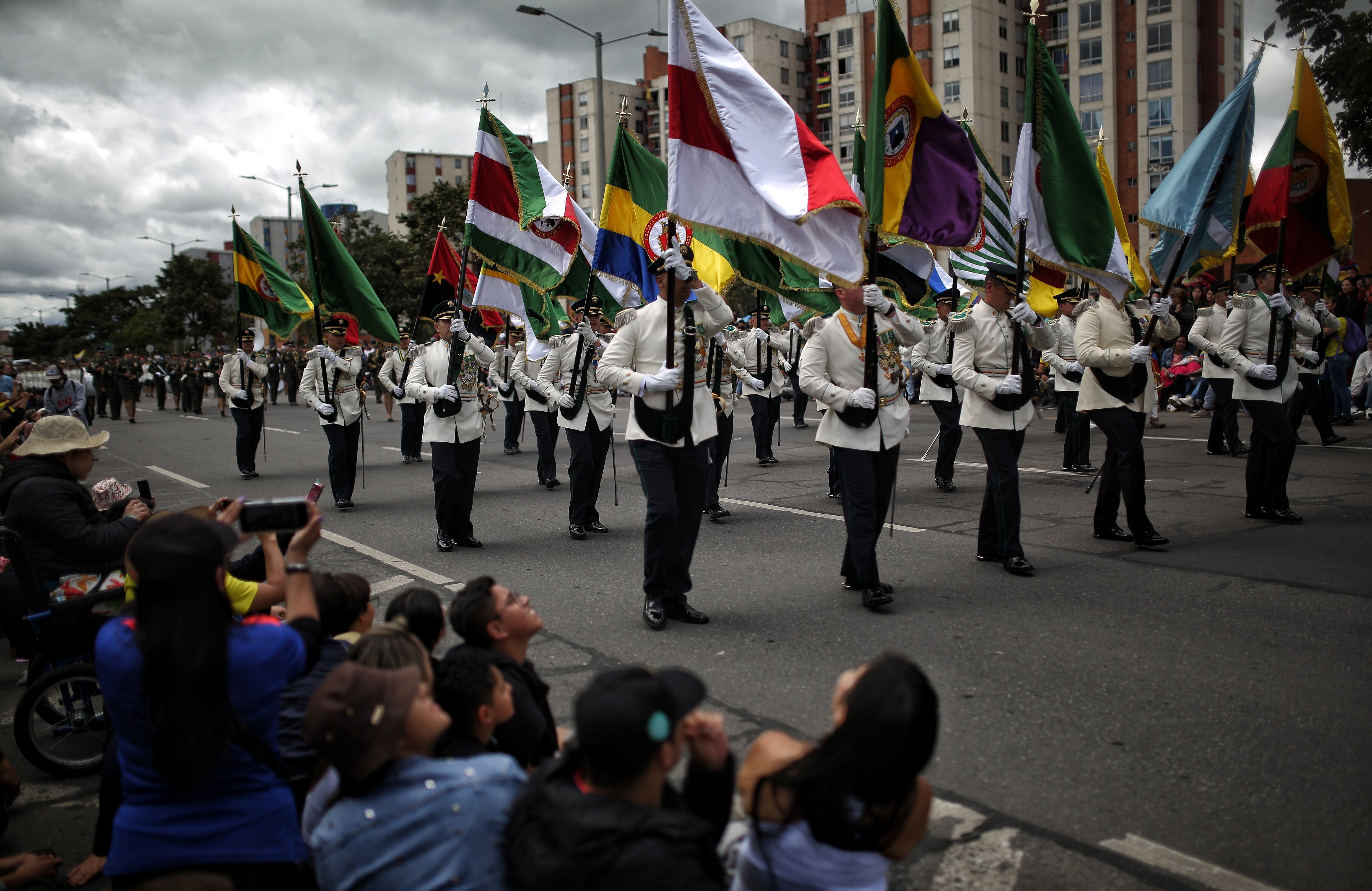 Desfile 20 de julio en Bogotá