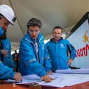 Alcaldesa Claudia López revisando todo lo relacionado con esta importante obra del Acueducto de Bogotá