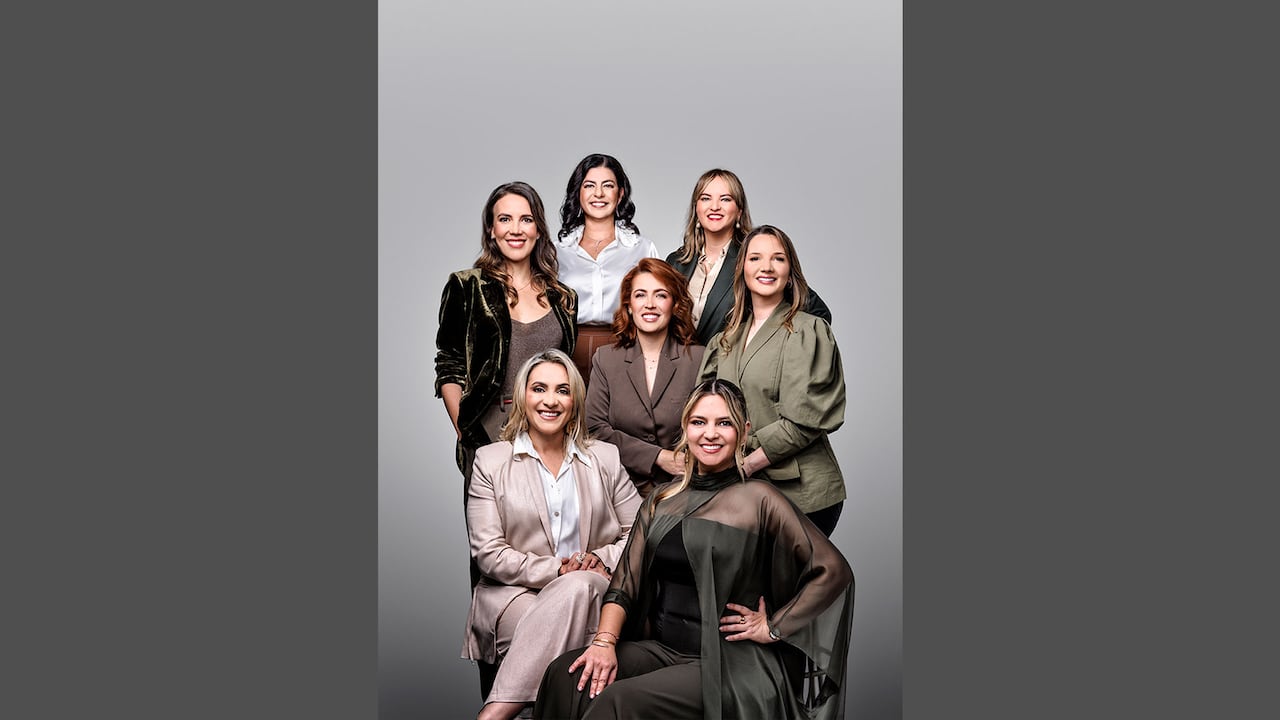 Siete mujeres que hacen parte del sector empresarial de Colombia, que lideran su desarrollo económico y social.