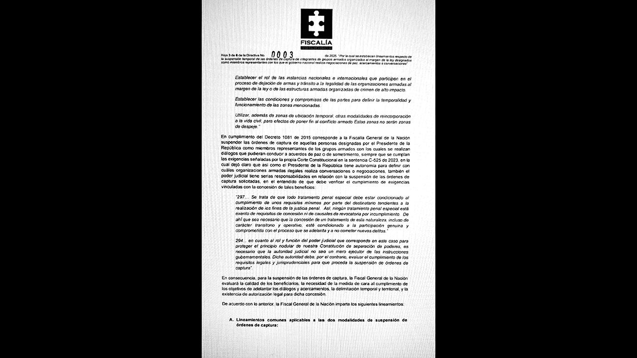 Documento que prueba el cambio de doctrina en la Fiscalía.