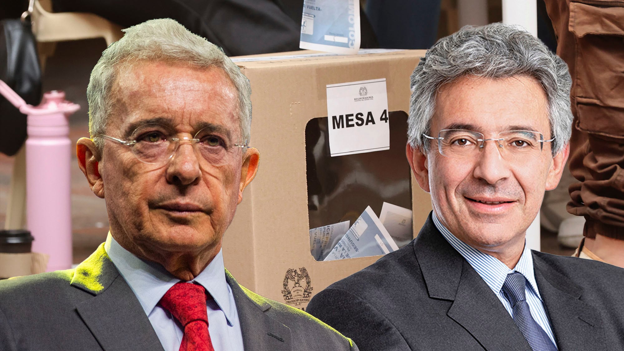 elecciones, Enrique Gómez y Álvaro Uribe