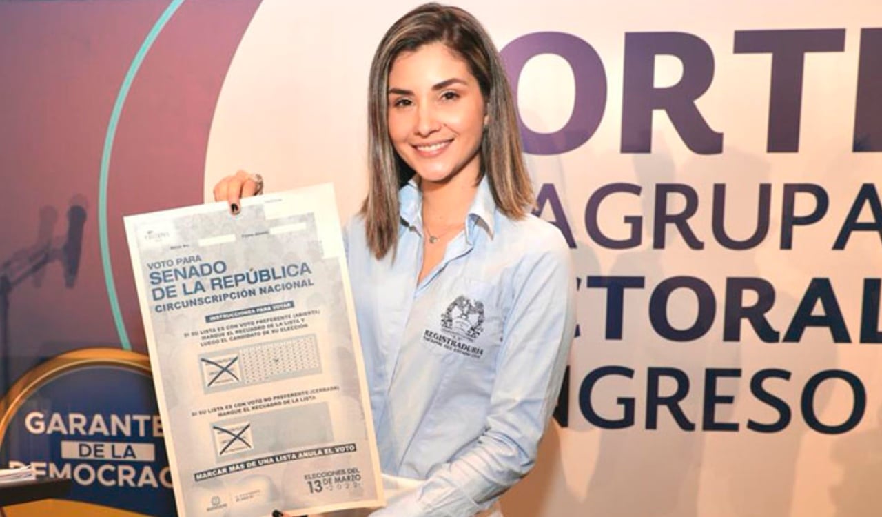 Así lucirá el tarjetón electoral para las elecciones de marzo 2022