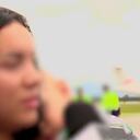 La migrante colombiana que hace la denuncia.