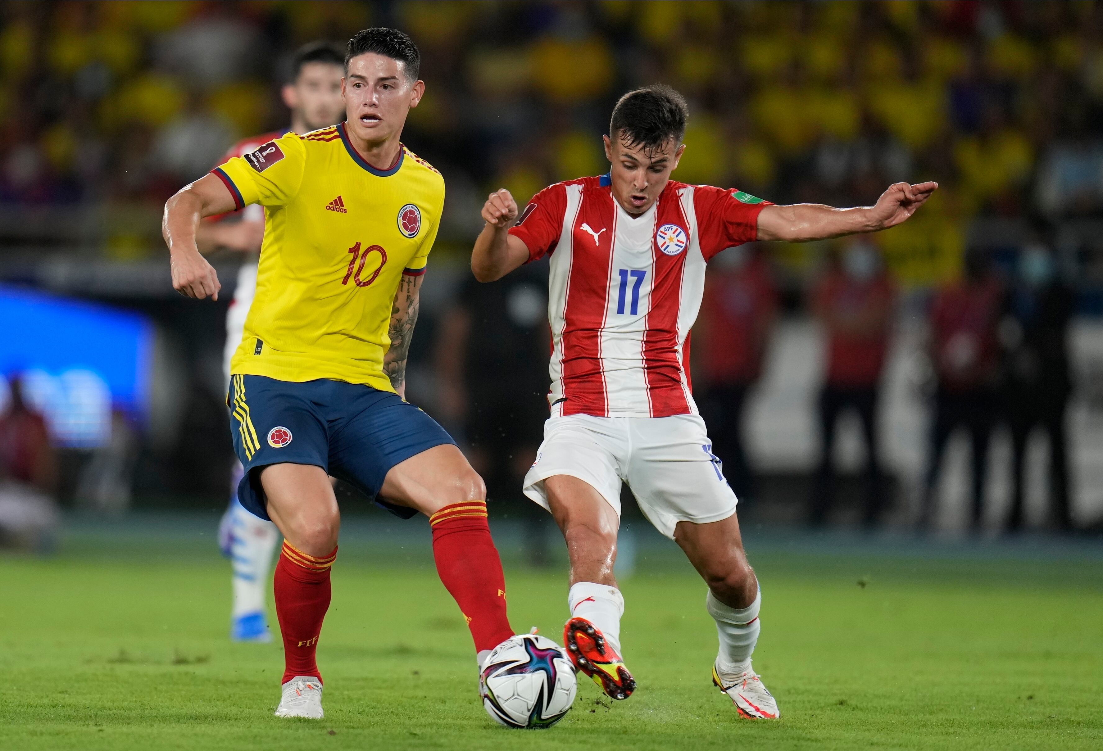 Colombia iguala con Paraguay por la fecha 14 rumbo a Catar 2022