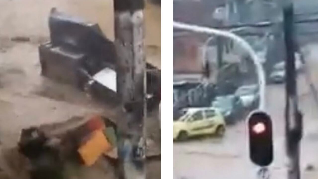 Las autoridades indicaron que pese a las emergencias no se ha reportado ninguna persona lesionada por el fuerte aguacero.