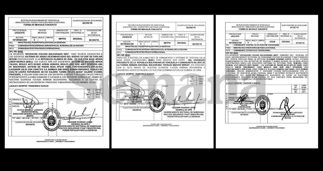 En los documentos conocidos por SEMANA se consigna y describe el armamento que ha llegado a Venezuela, en el marco de la llamada Operación Escudo Bolivariano 2021.