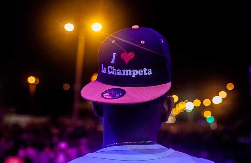 “I Love Champeta”, DJ del picó Rey de Rocha, Chambacú. Foto: Joaquín Sarmiento