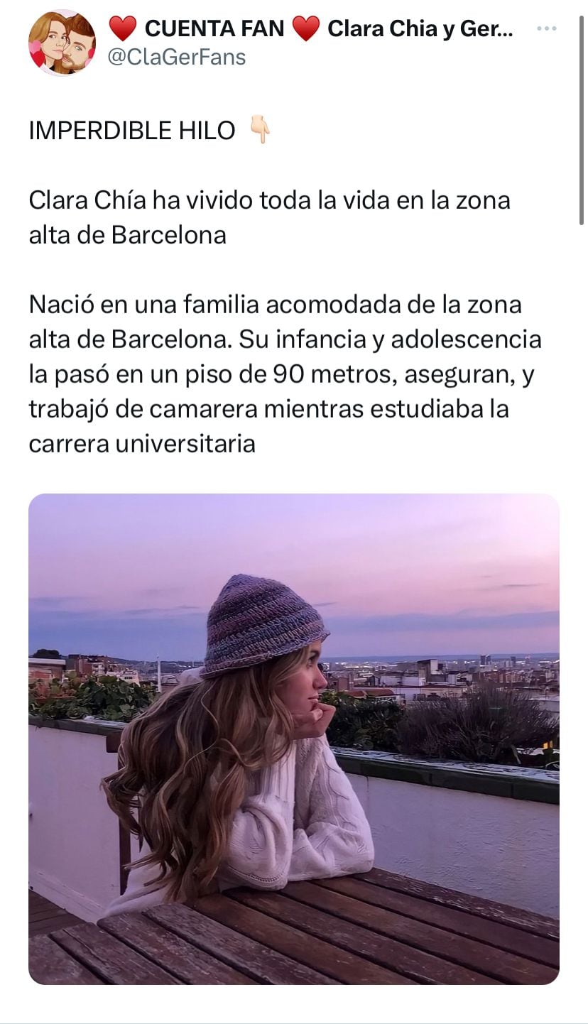 Parte del pasado de Clara Chía