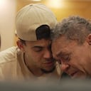 Reencuentro entre Luis Díaz y Luis Manuel Díaz en la concentración de la Selección Colombia.