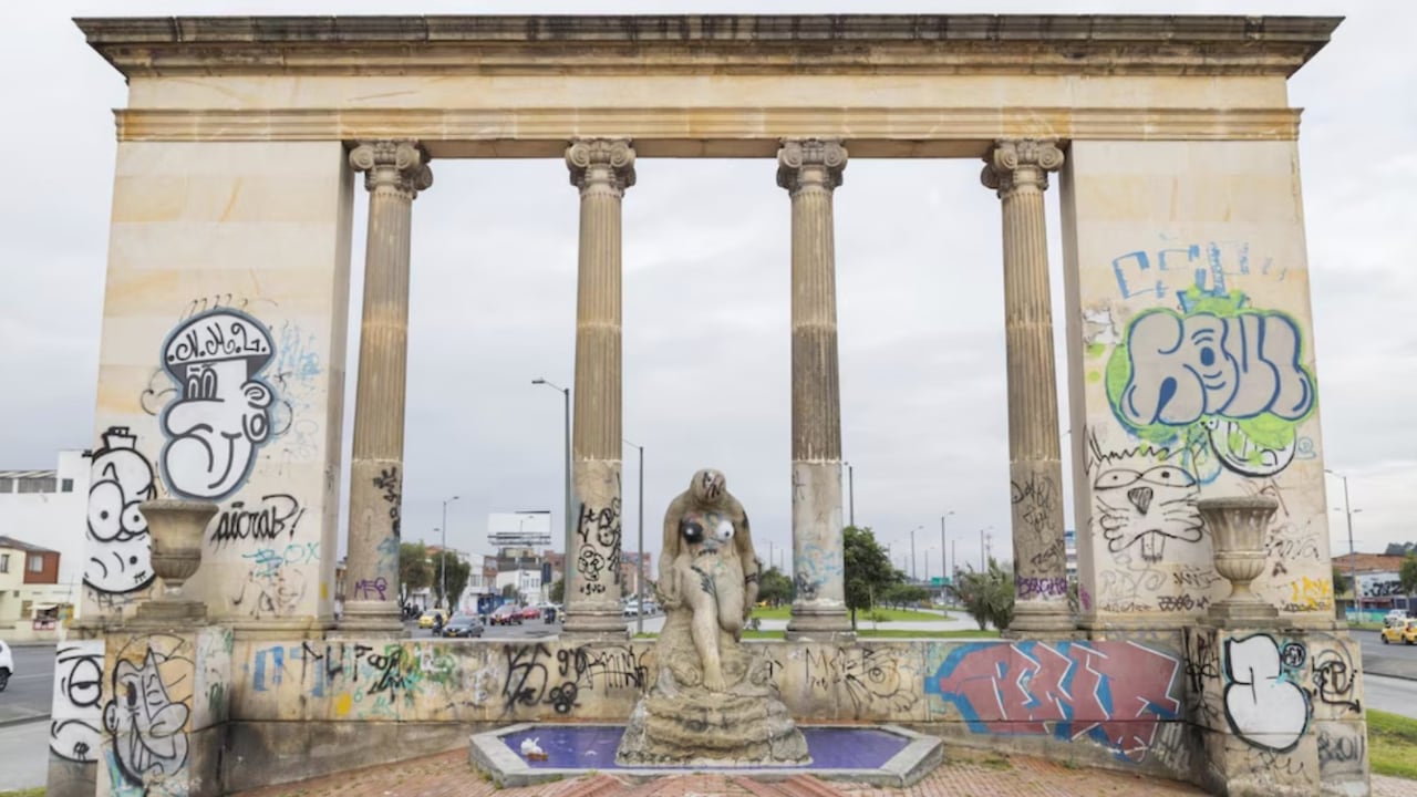 Monumentos vandalizados.