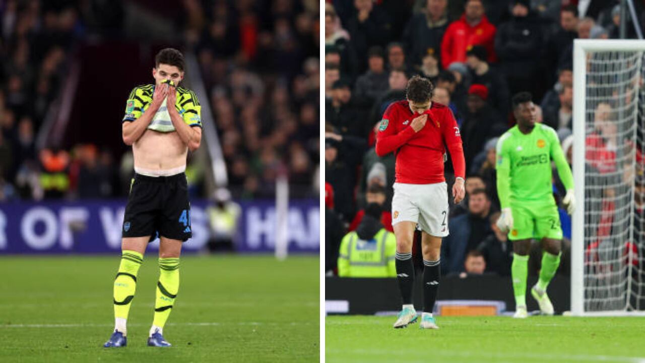 Arsenal y Manchester City decepcionaron en Carabao Cup