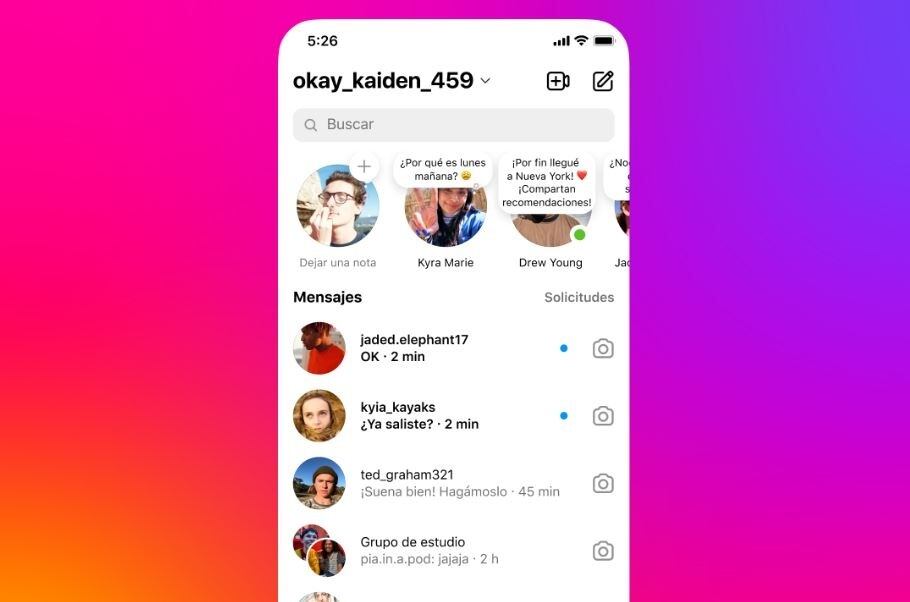 Instagram trabaja en un nuevo sistema para clasificar los mensajes directos.