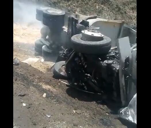 Accidente en el Alto de la Línea