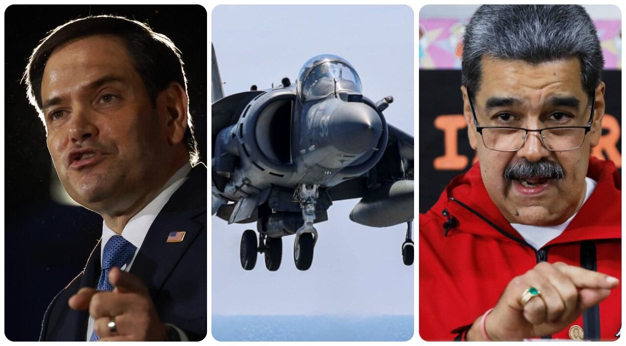 Marco Rubio y Nicolás Maduro