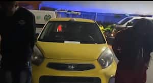 En el taxi iban cinco ocupantes que habrían participado en el hurto