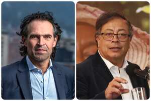 El alcalde de Medellín, Federico Gutiérrez, y el presidente de la República, Gustavo Petro.
