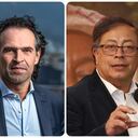 El alcalde de Medellín, Federico Gutiérrez, y el presidente de la República, Gustavo Petro.