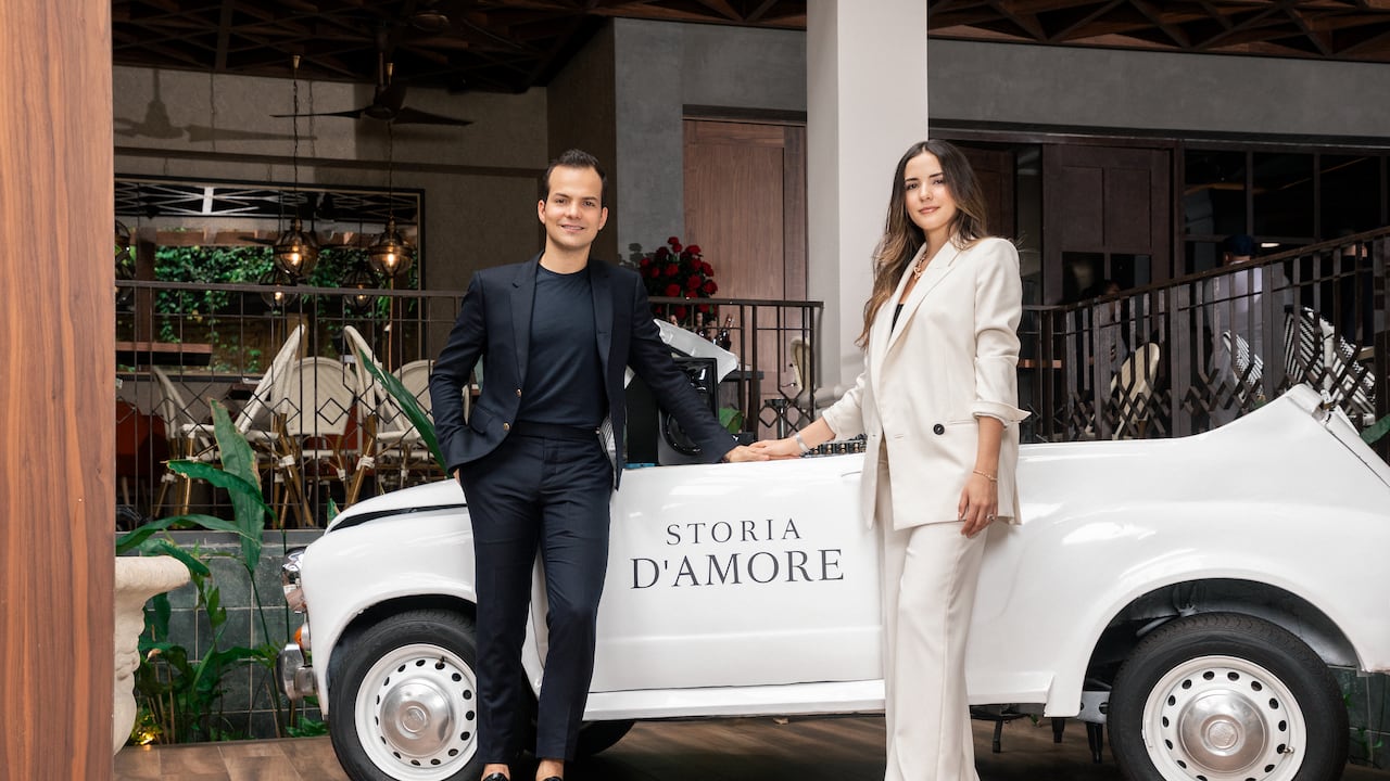 Juan Camilo Acosta y Alejandra Reyes fundadores de Storia D´Amore.