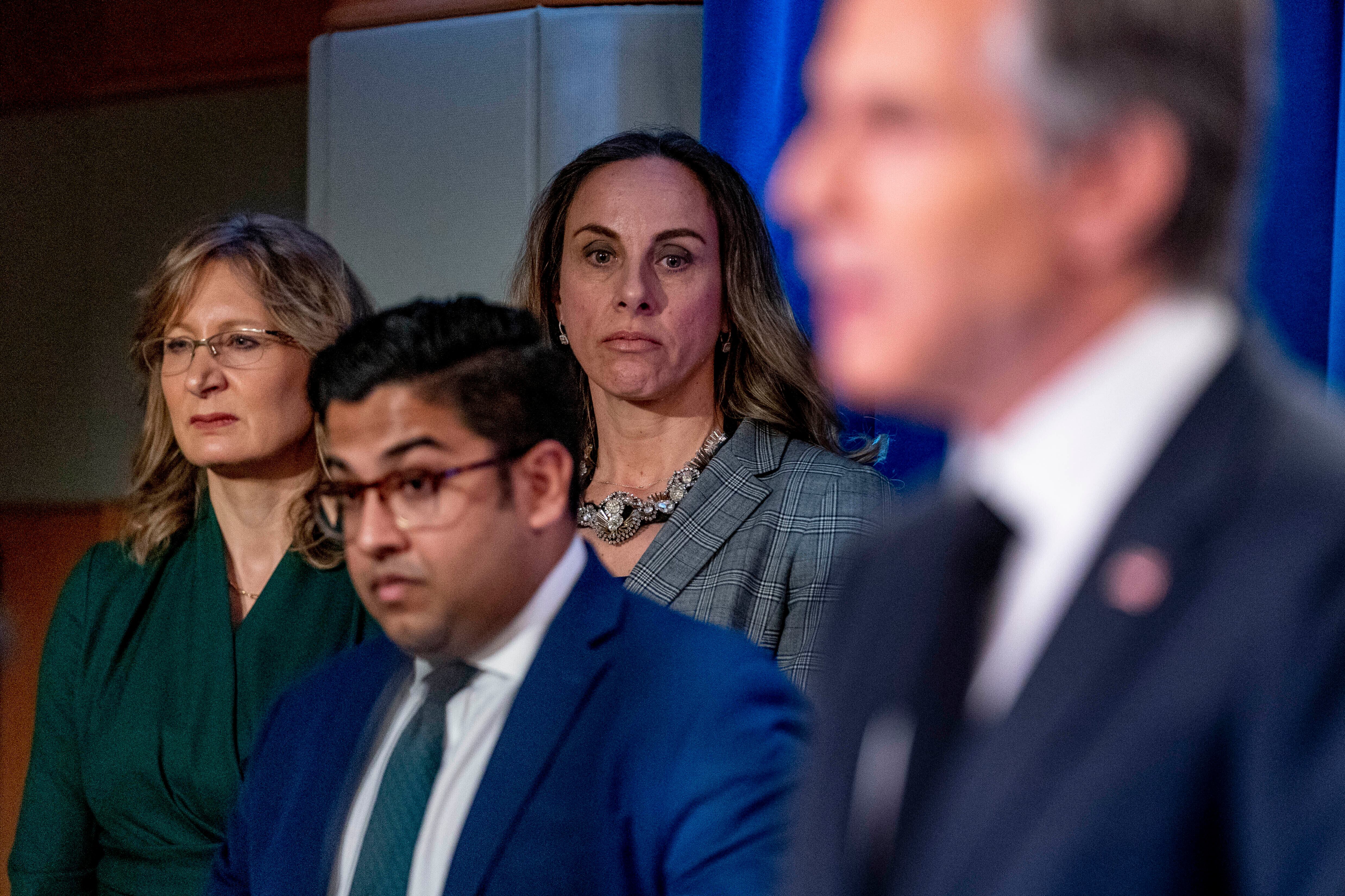Antony Blinken, Beth Van Schaack, Erin Barclay, Vedant Patel