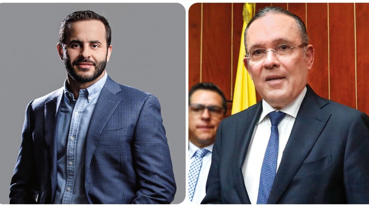 Erasmo Zuleta, gobernador de Córdoba, y Efraín Cepeda, presidente del Congreso.