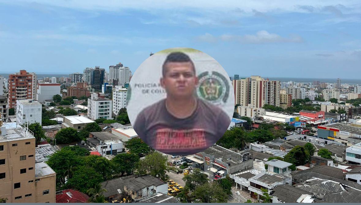 Alias Pochi, capturado por la Policía de Barranquilla.