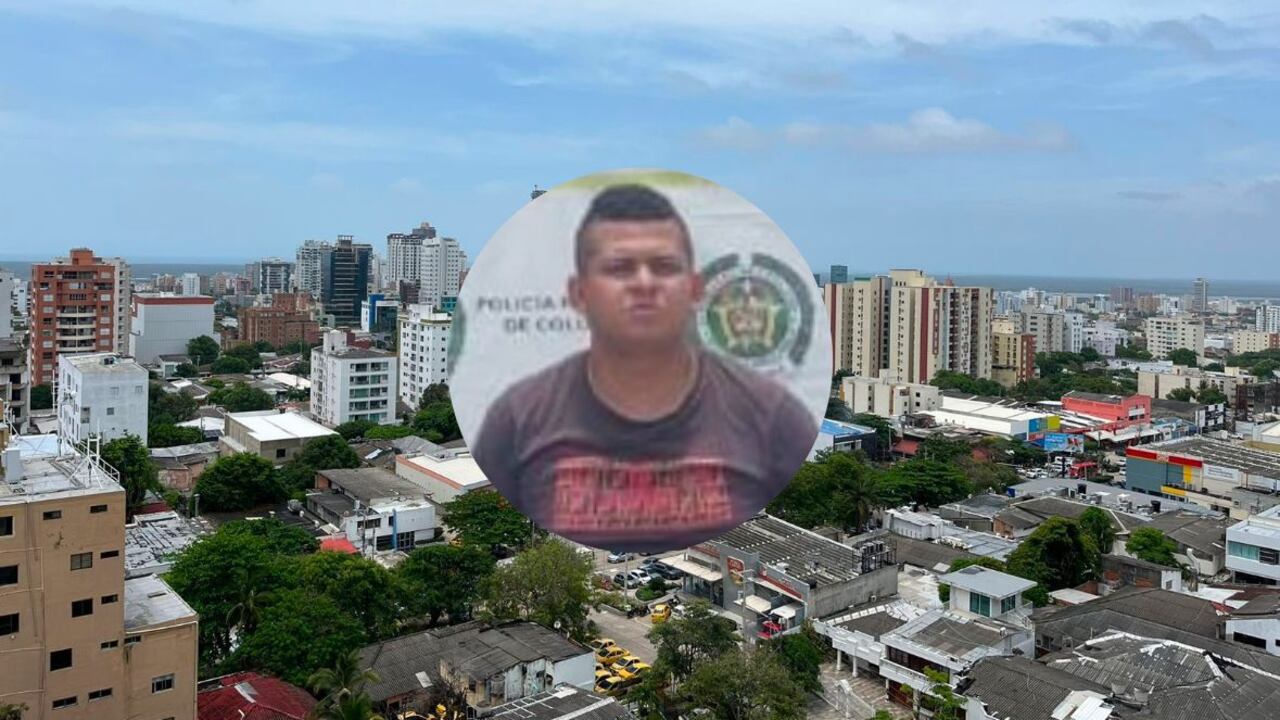 Alias Pochi, capturado por la Policía de Barranquilla.