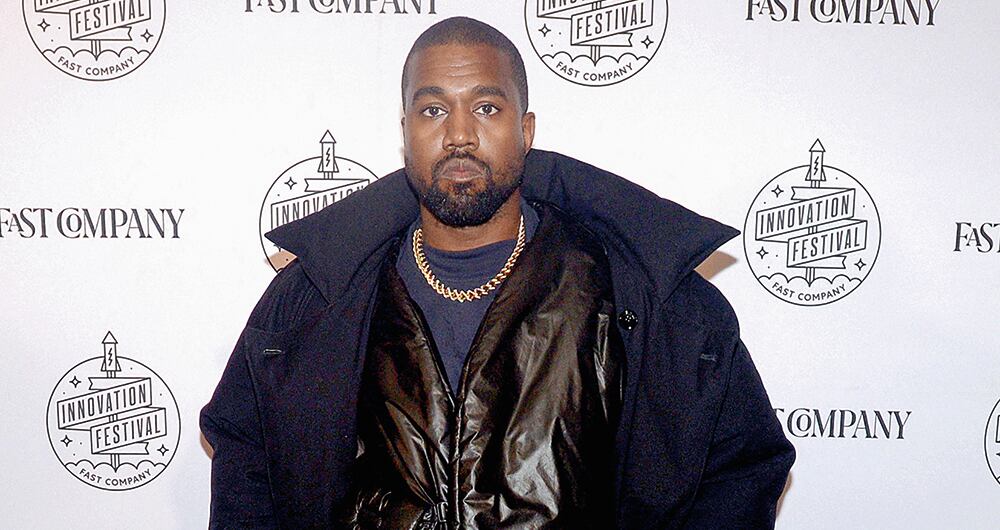 El rapero estadounidense Kanye West. 