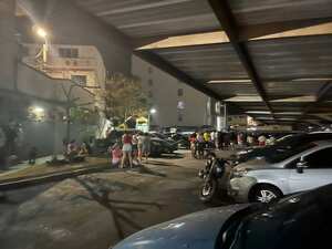 Hubo evacuación en algunos edificios de la ciudad.