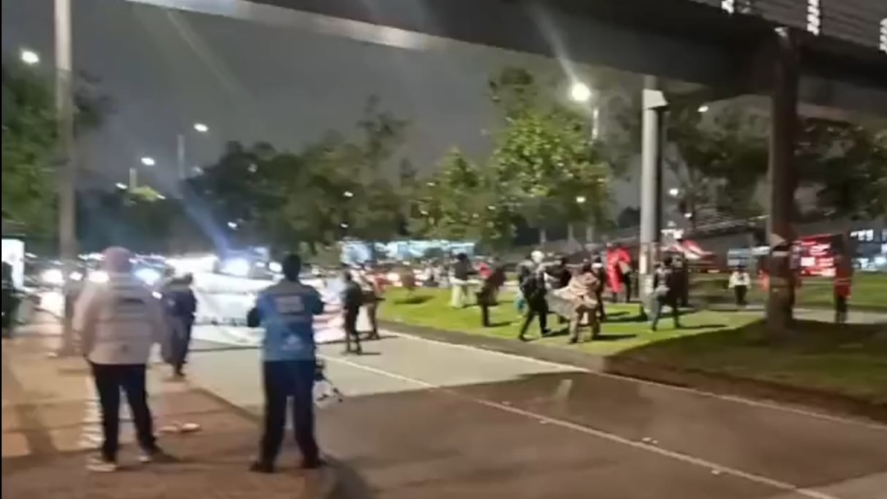 Bloqueos en Bogotá