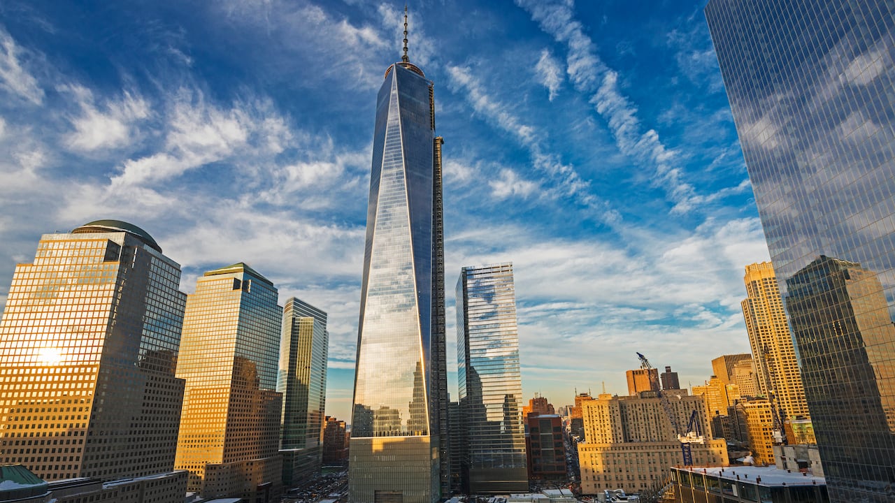 El edificio One World Trade Center, ubicado en Nueva York (Estados Unidos), sustituto de las Torres Gemelas