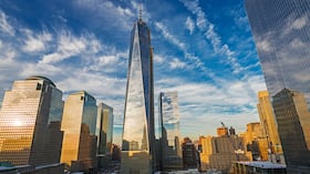 El edificio One World Trade Center, ubicado en Nueva York (Estados Unidos), sustituto de las Torres Gemelas