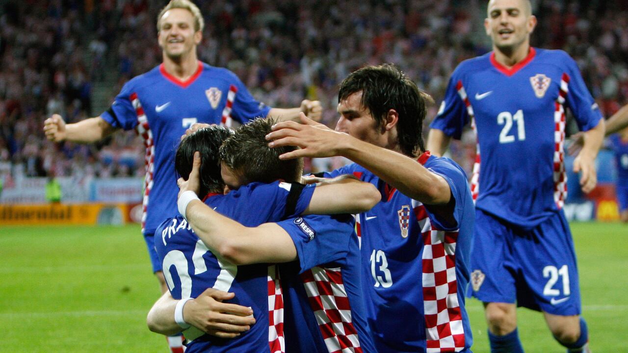 Selección de Croacia en la Euro 2008.