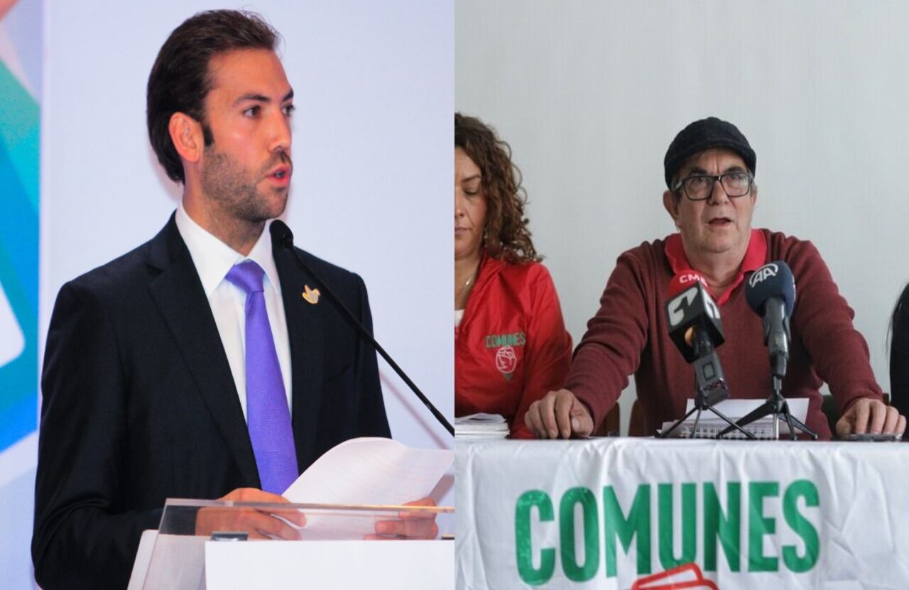 Martín Santos y el Partido Comunes.