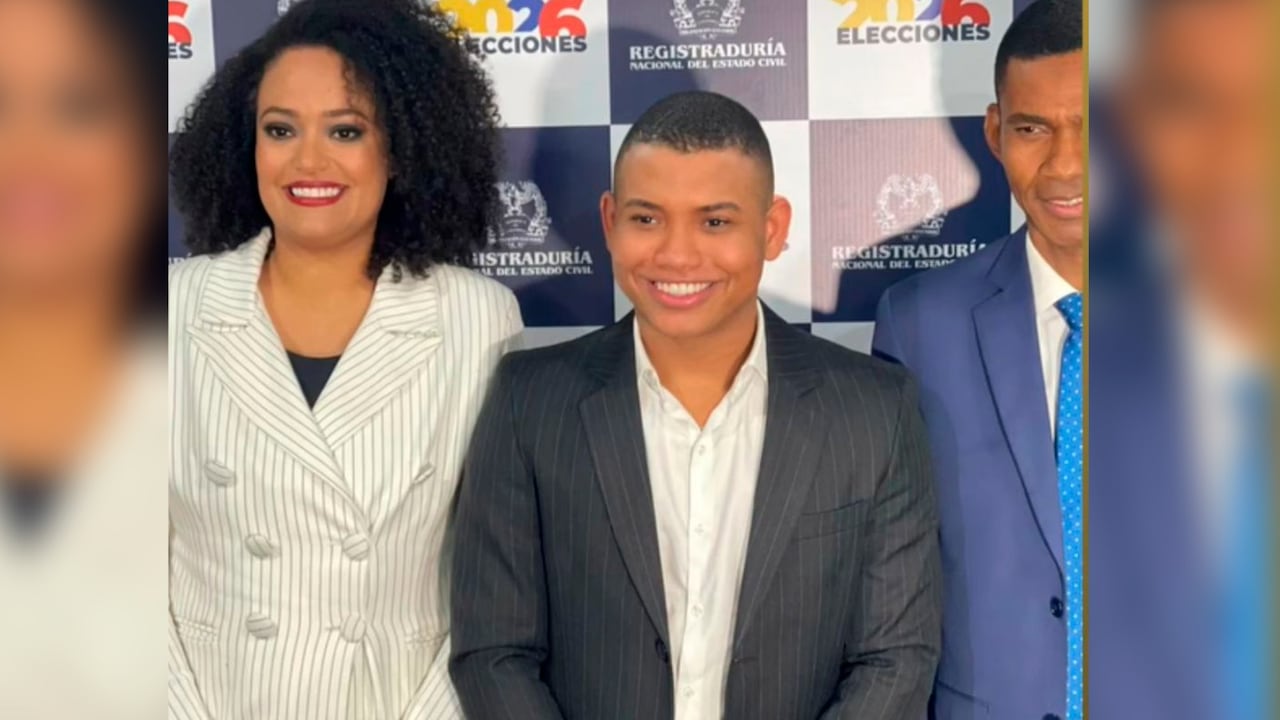 Miguel Polo Polo durante su inscripción.