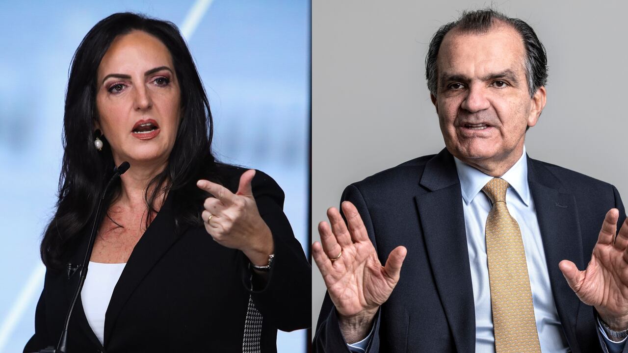 María Fernanda Cabal y Óscar Iván Zuluaga.