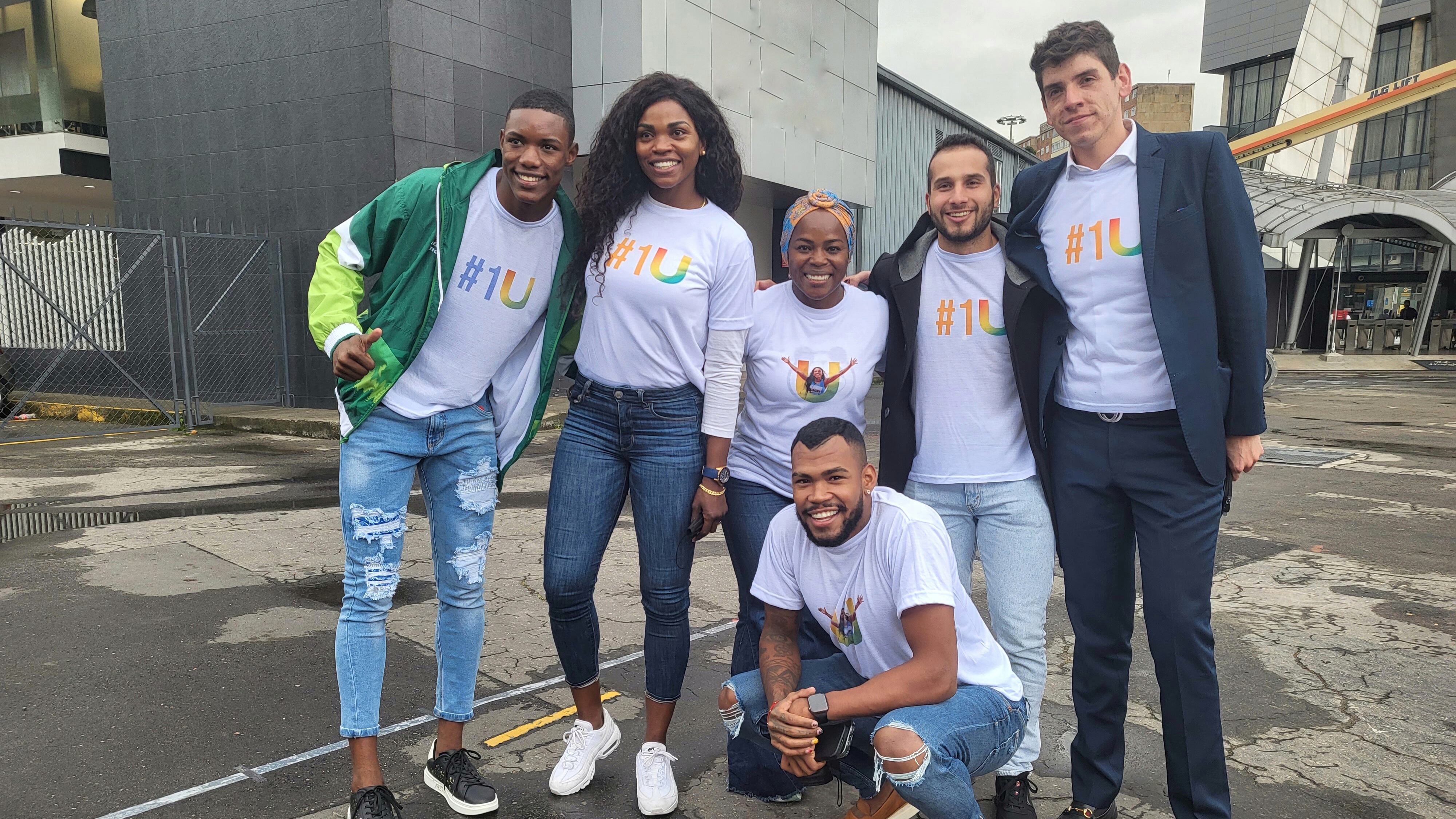 Junto a otros deportistas, Caterine Ibargüen lanzó oficialmente su candidatura al Senado de la República.