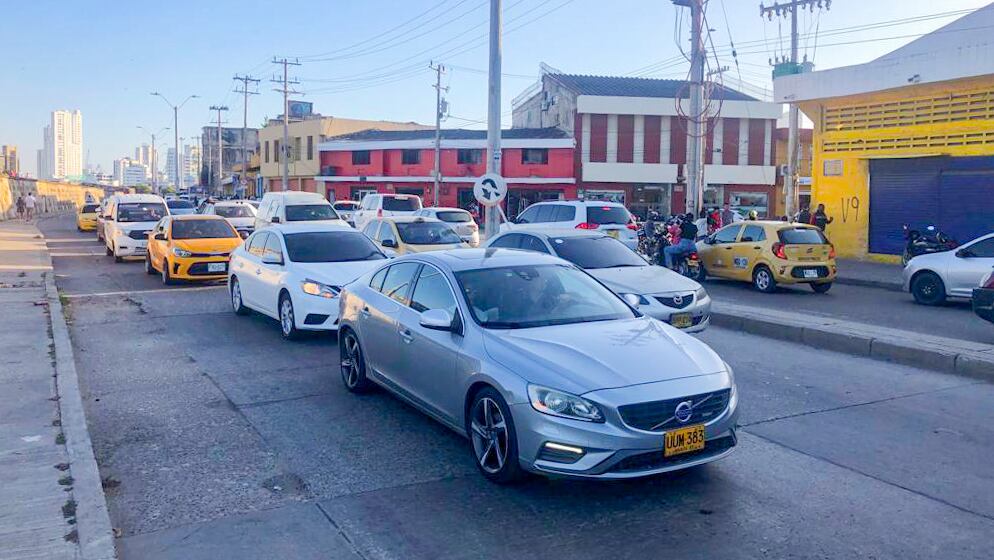 Movilidad en Cartagena - sector Puerto Duro en el Centro Histórico
