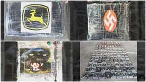 Los sujetos enviaban la droga marcada con dibujos