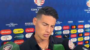 James Rodríguez tras ganarle a Costa Rica en Copa América