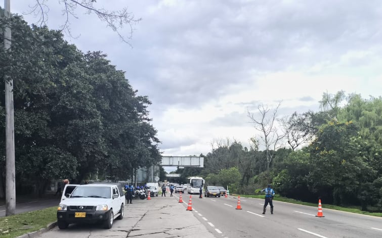 El tránsito se distribuye de forma gradual para reducir represamientos.