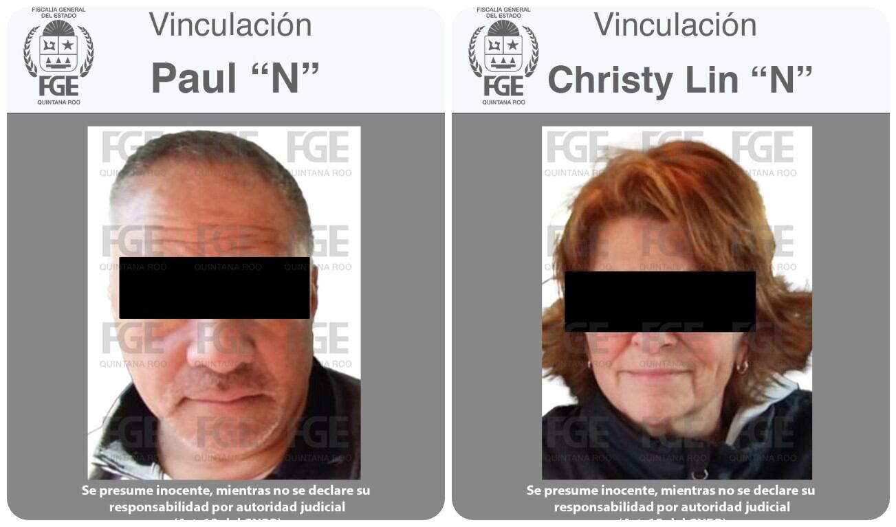 La fiscalía publicó la información de la pareja en las redes sociales