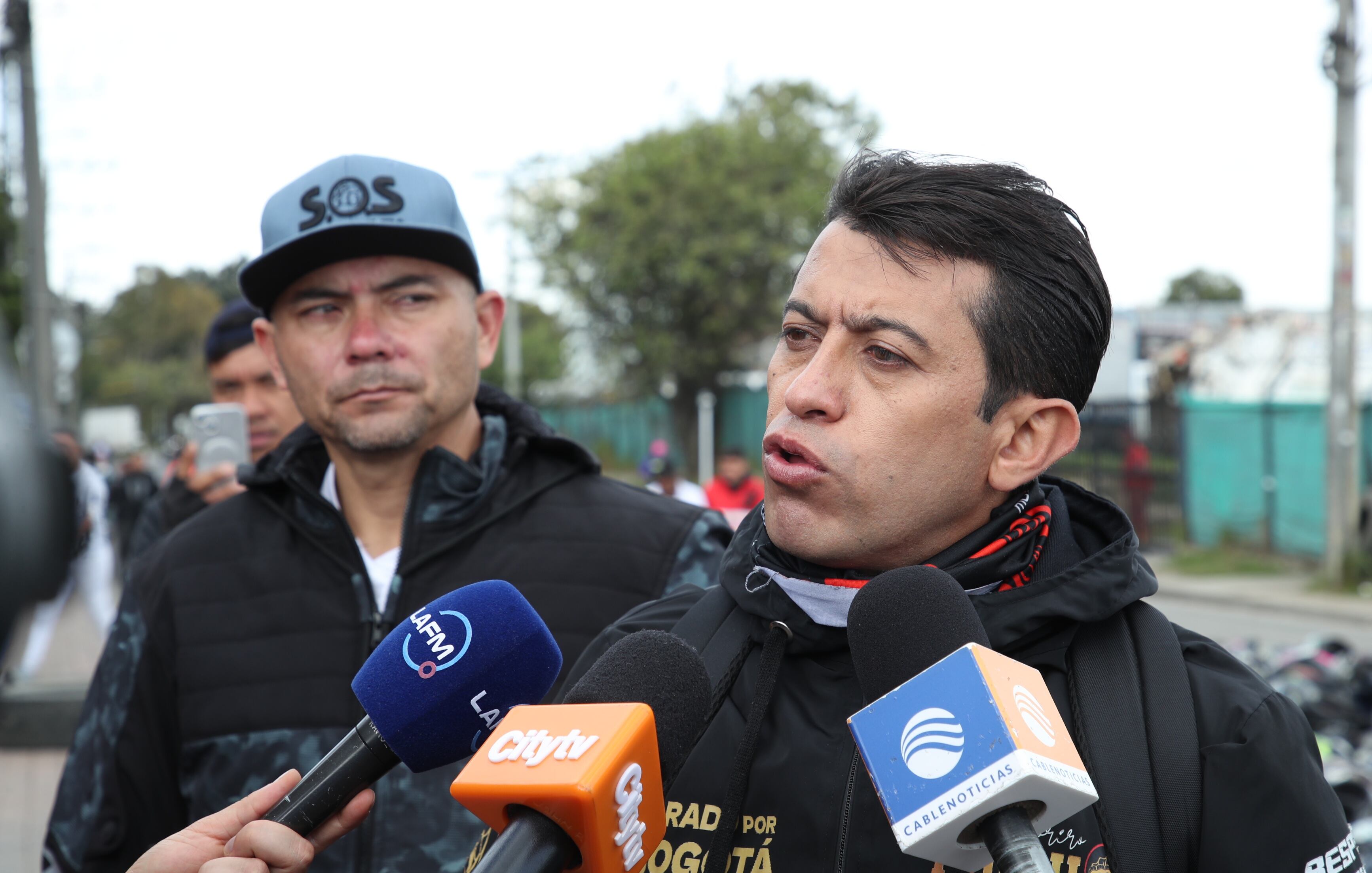 Protestas moteros y transportadores