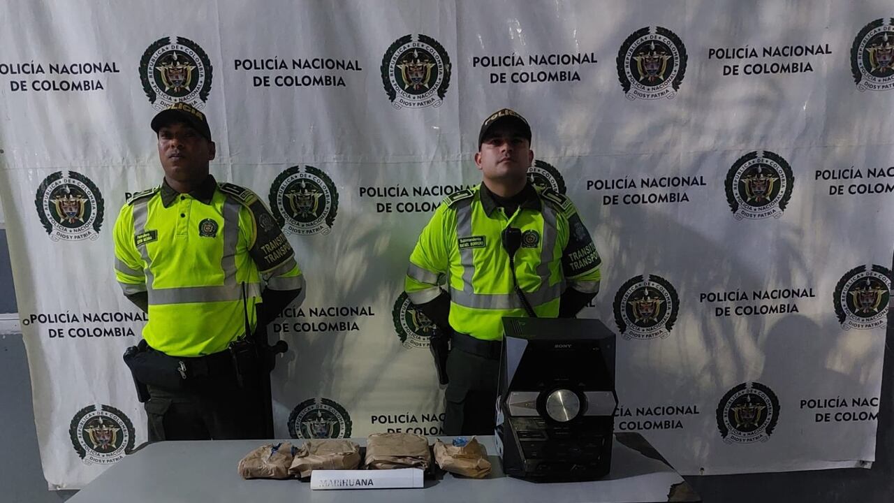 La marihuana camuflada iba de Barranquilla a Cartagena.