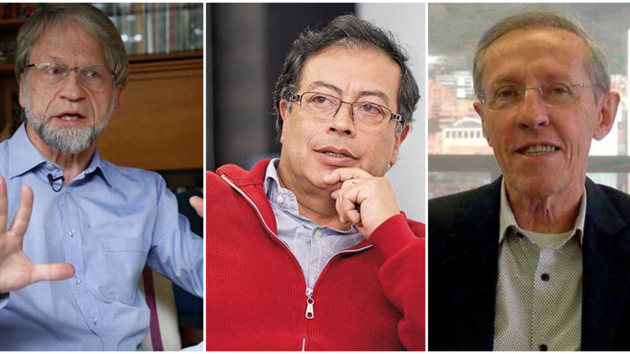 Antanas Mockus, exalcalde de Bogotá; Gustavo Petro, senador y Antonio Navarro Wolff, exgobernador de Nariño