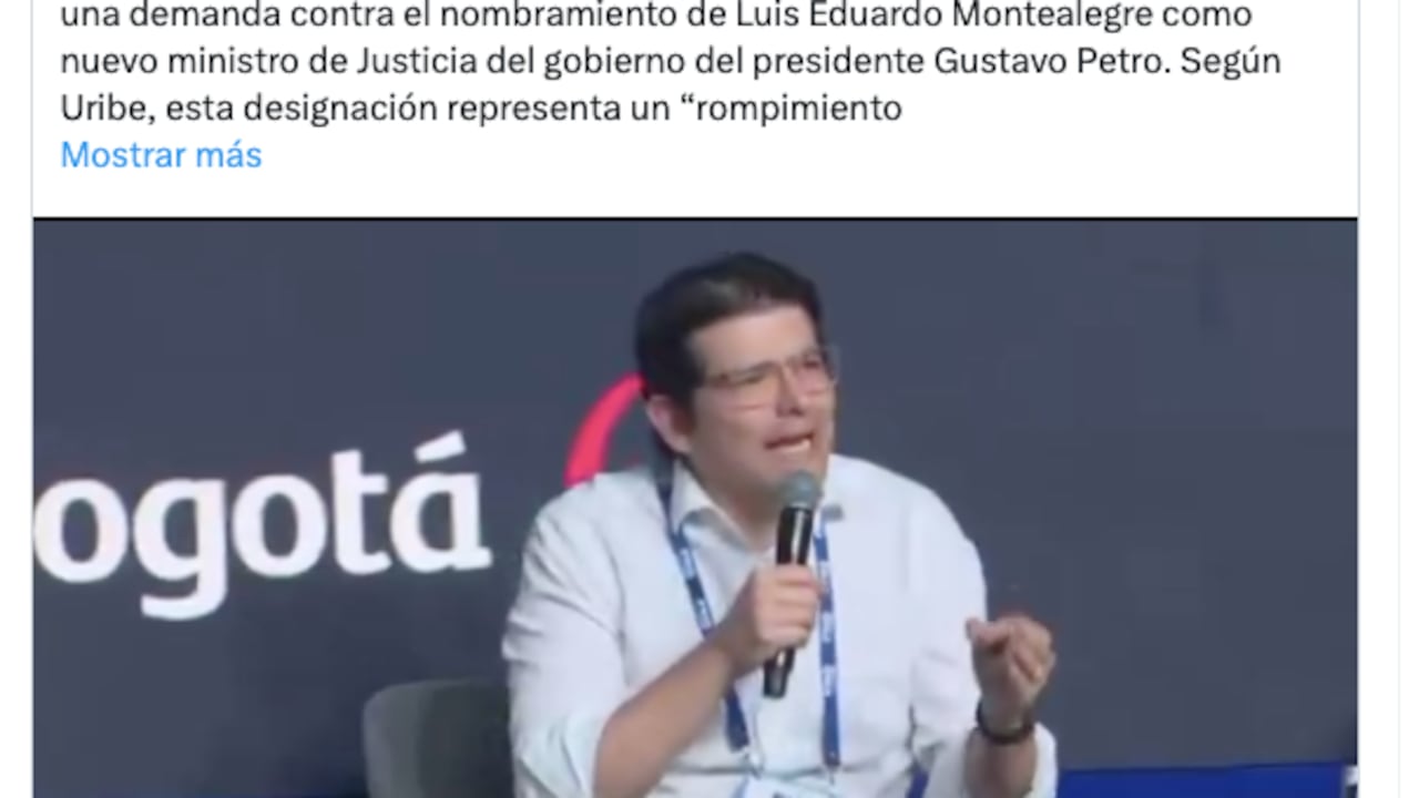 Mensaje de Gustavo Petro a Miguel Uribe.