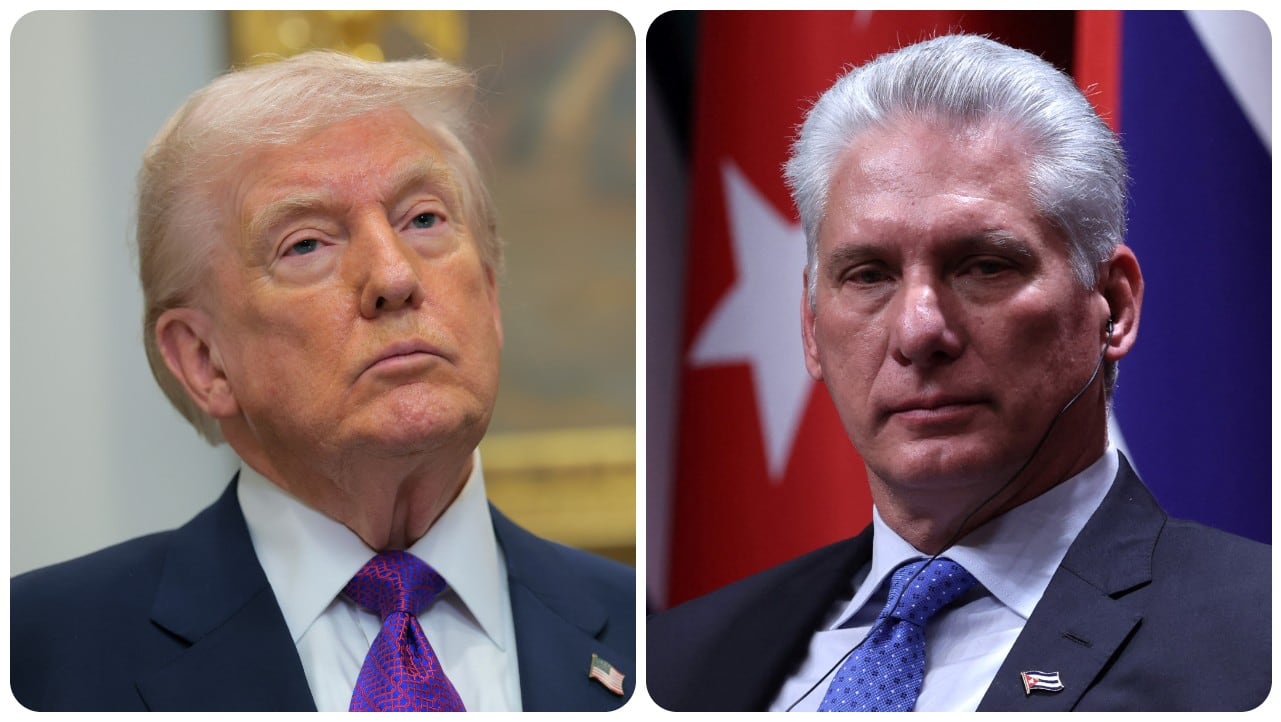 Donald Trump y Miguel Díaz-Canel